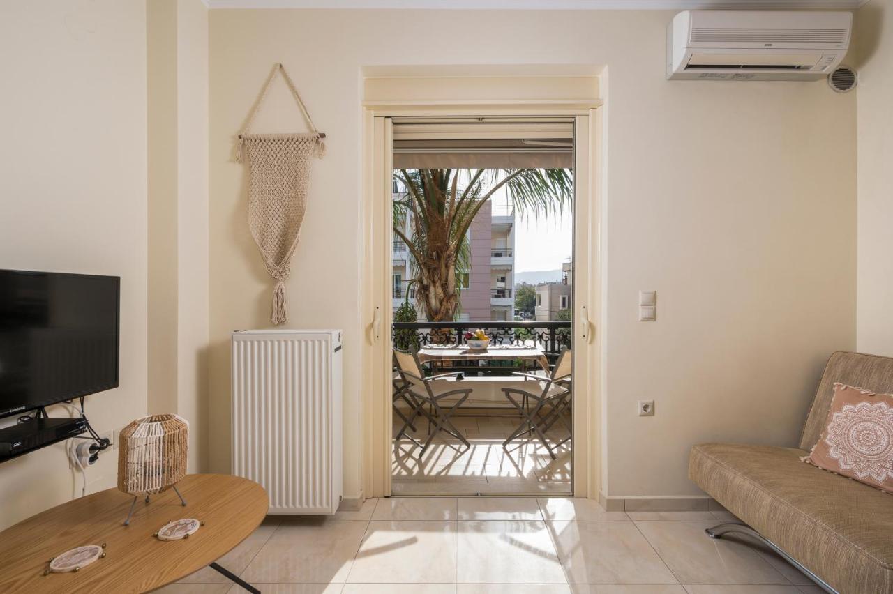 Апартаменты Luxury Coastal Retreat, Mountain View Balcony With Palm Trees & Parking Ханья Экстерьер фото
