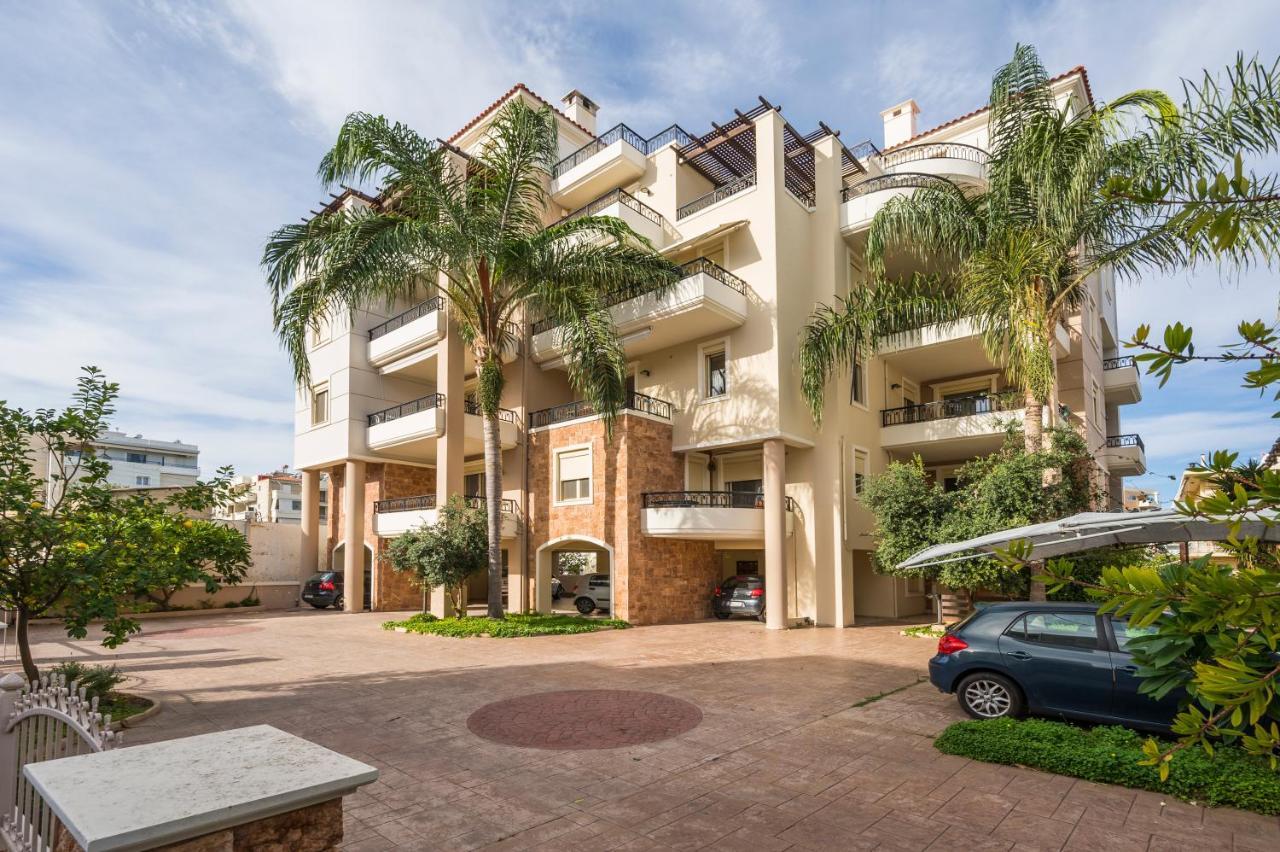 Апартаменты Luxury Coastal Retreat, Mountain View Balcony With Palm Trees & Parking Ханья Экстерьер фото