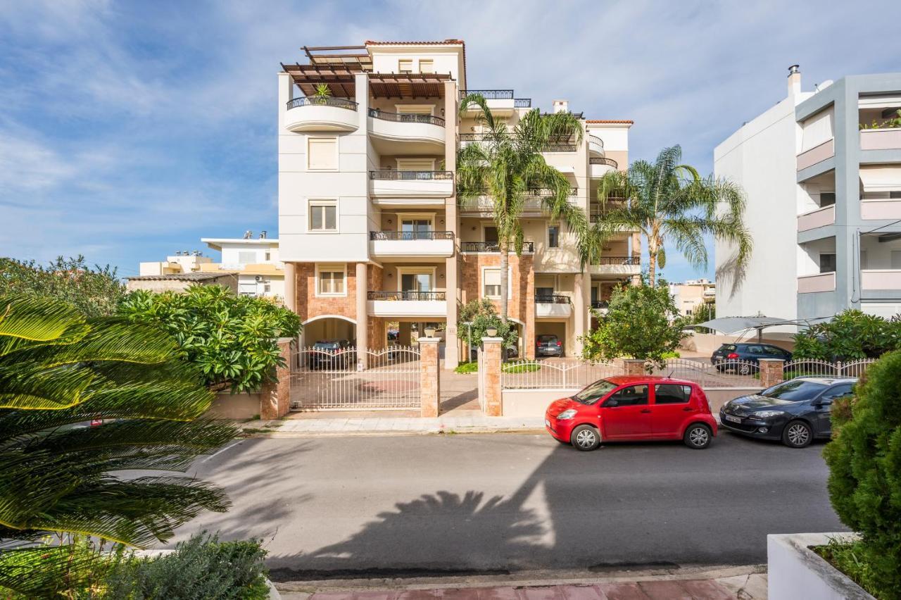 Апартаменты Luxury Coastal Retreat, Mountain View Balcony With Palm Trees & Parking Ханья Экстерьер фото